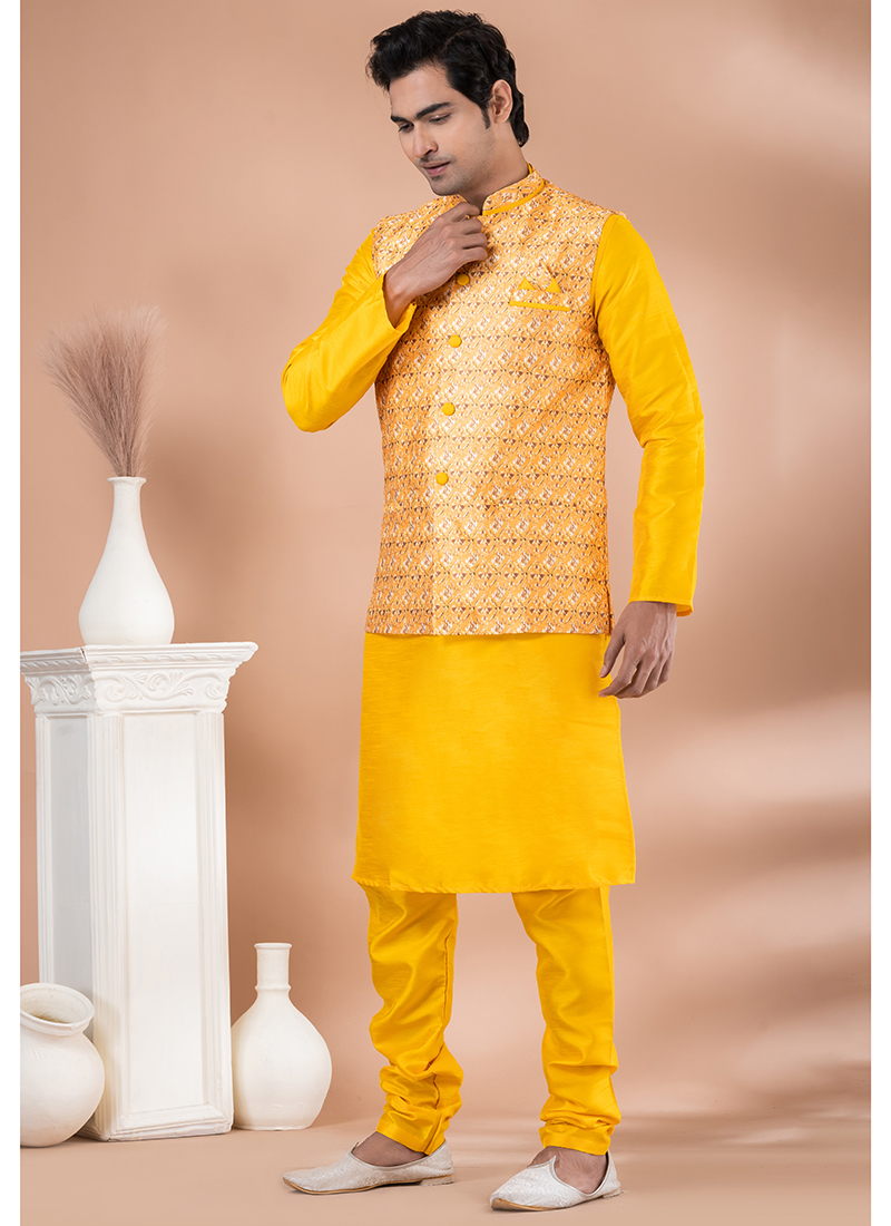 Yellow modi coat new arrivals